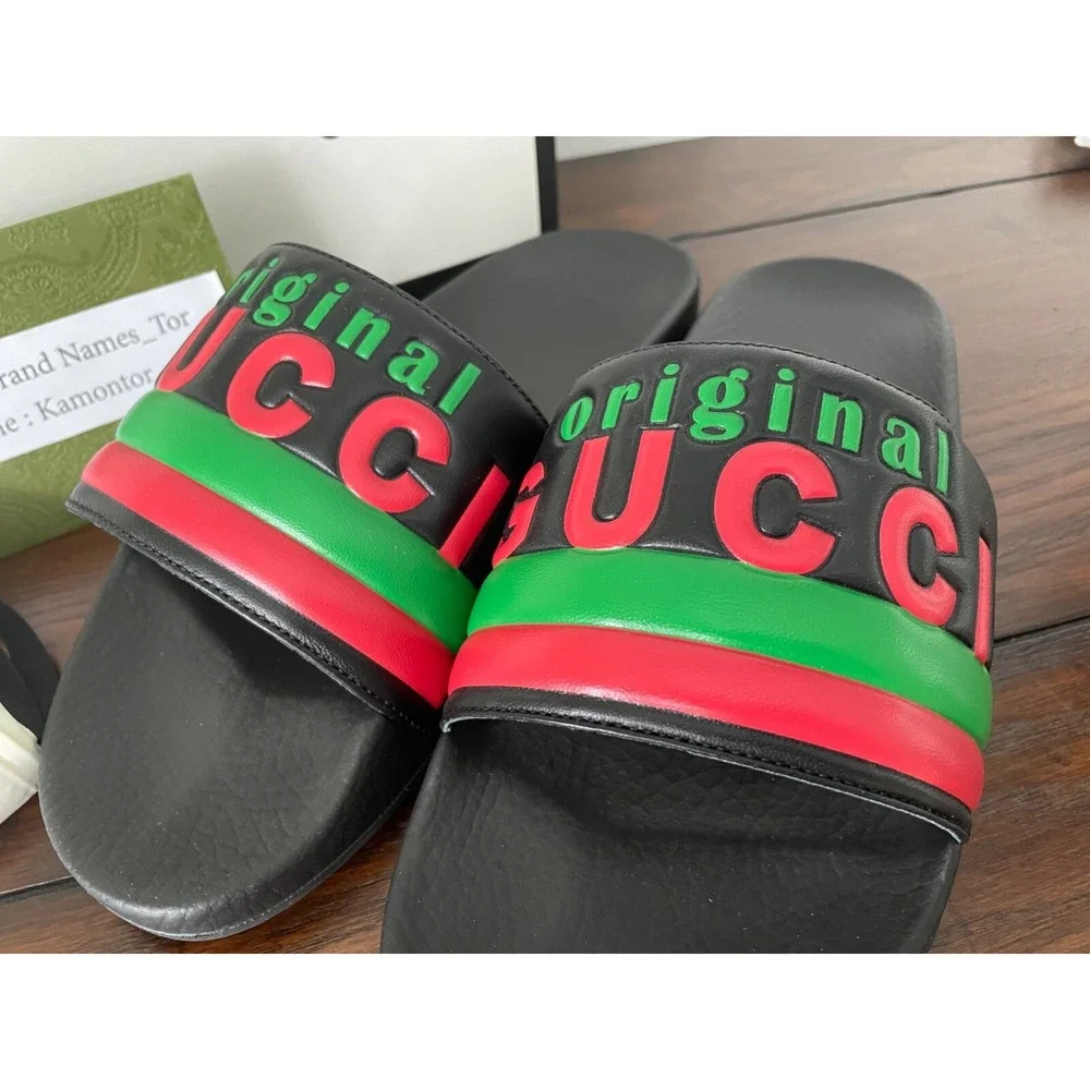 Gucci Mens 632183 Black Rubber 